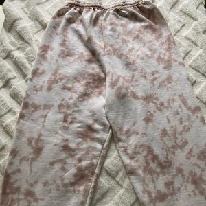 Neutral tan sweatpants